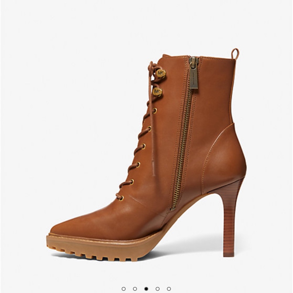 Tan High Heeled Boots